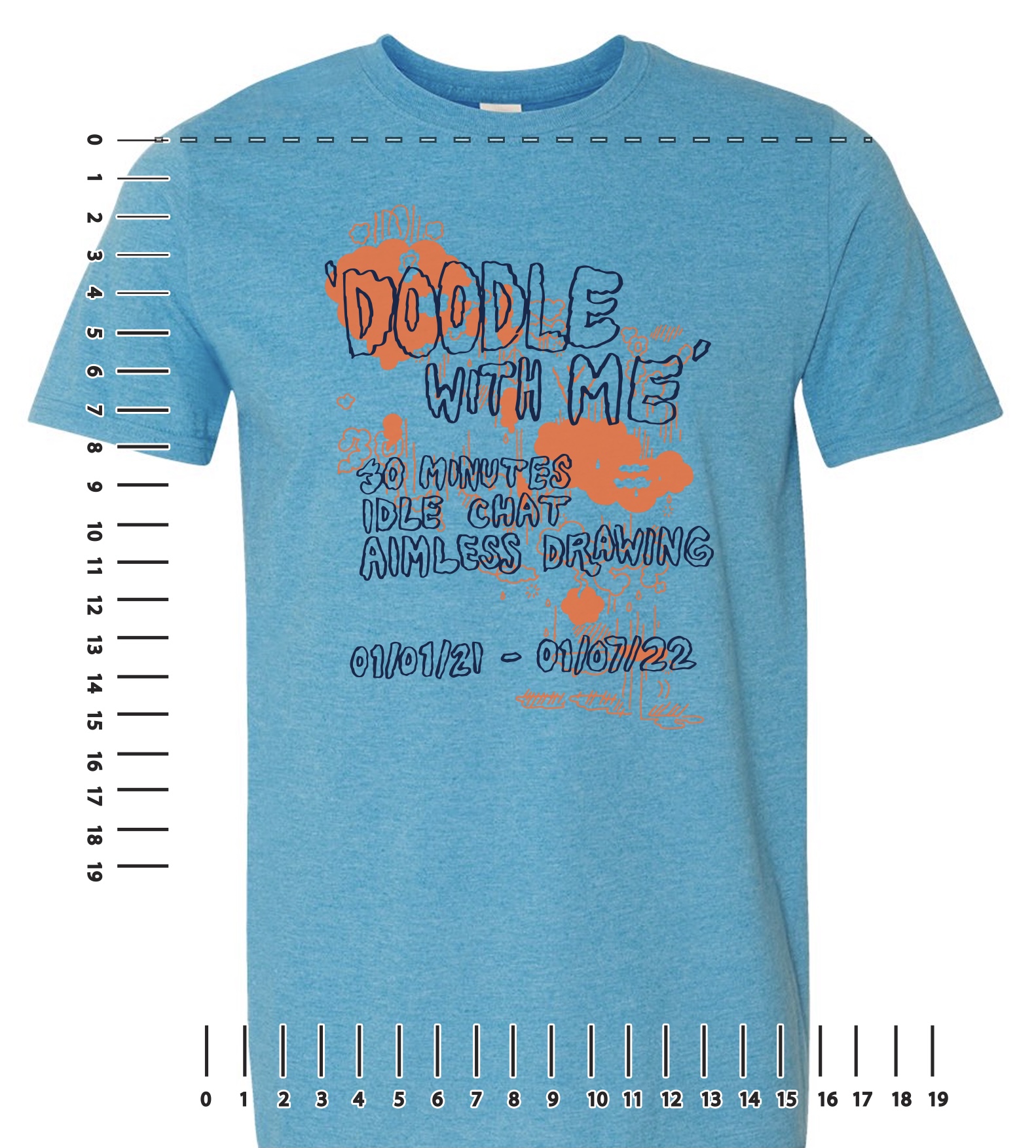 Doodle with Me T-shirt (Front)