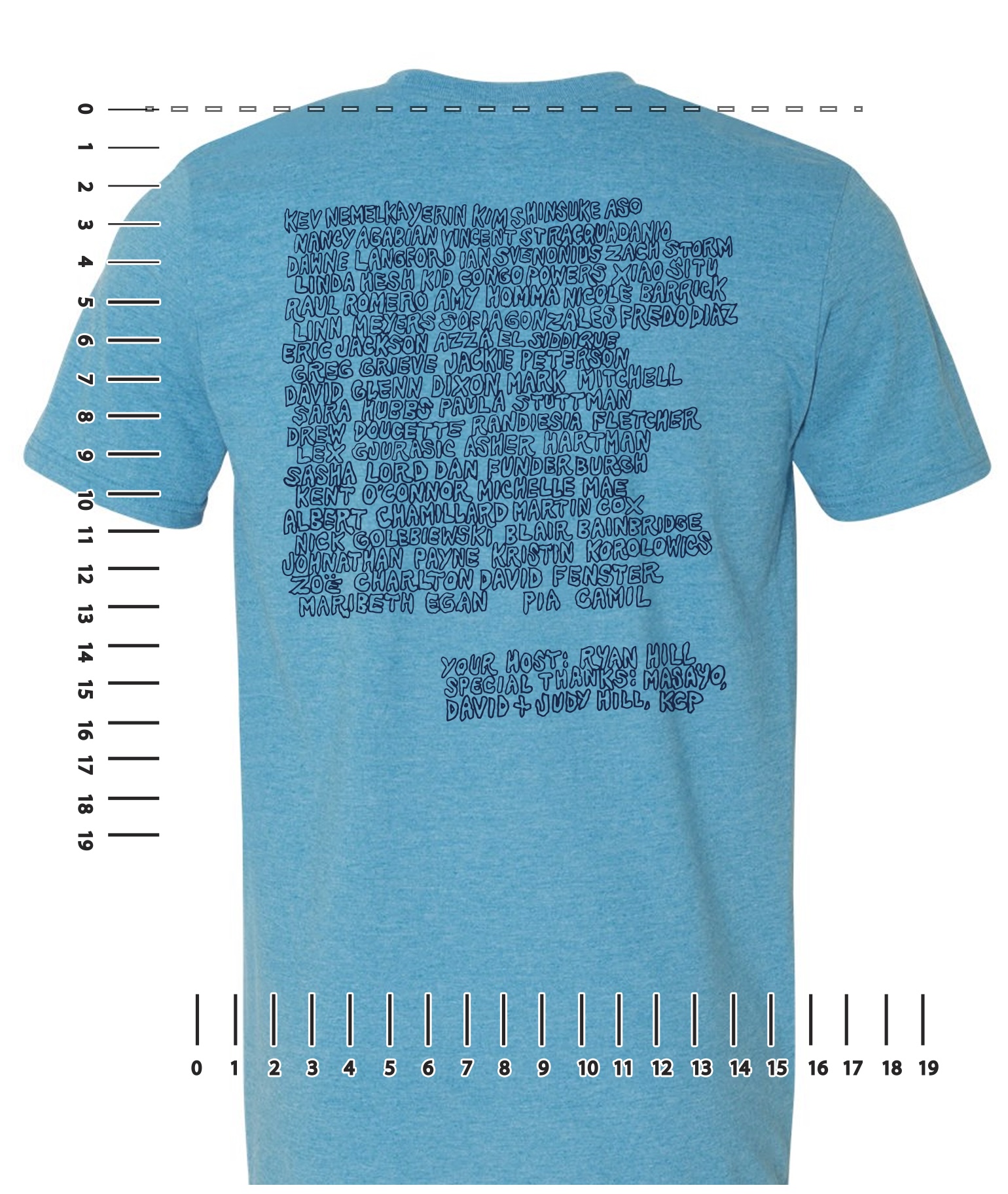 Doodle with Me T Shirt (Back)